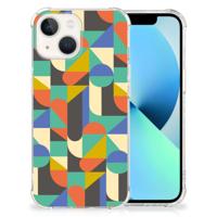 iPhone 13 Doorzichtige Silicone Hoesje Funky Retro