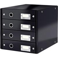 Leitz Click & Store 6049-00-95 Ladebox Zwart DIN A4 Aantal lades: 4 Leitz Click & Store 6049-00-95 Ladebox Zwart DIN A4 Aantal lades: 4