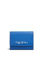 Marni porte-clés à logo brodé - Bleu