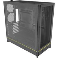 MONTECH Midi-tower Behuizing, Gaming-behuizing, PC-behuizing Zwart