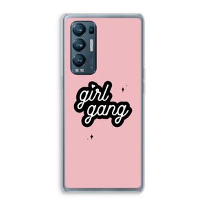 Girl Gang: Oppo Find X3 Neo Transparant Hoesje