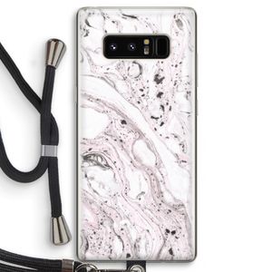 Mengelmoes: Samsung Galaxy Note 8 Transparant Hoesje met koord