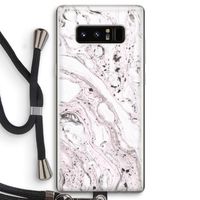 Mengelmoes: Samsung Galaxy Note 8 Transparant Hoesje met koord