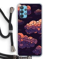 Patroon Wolken: Samsung Galaxy A32 4G Transparant Hoesje met koord