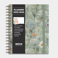 A5+ Planner 2025 - 2026 Aquarel Bloemen