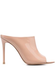 Gianvito Rossi mules Nova 105 mm - Tons neutres