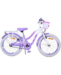 Volare lovely kinderfiets - meisjes - 20 inch - paars - twee handremmen