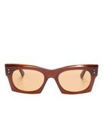 Marni Eyewear lunettes de soleil Edku à monture géométrique - Marron - thumbnail