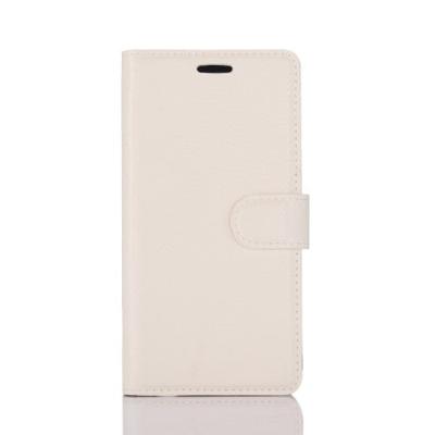 Huawei P10 Hoesje Wit met Flexibele Houder