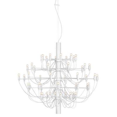Flos 2097/50 Kroonluchter - Helder glas - Mat wit