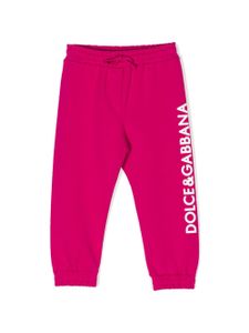 Dolce & Gabbana Kids logo-print drawstring track pants - Violet