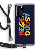 90's One: Huawei P40 Transparant Hoesje met koord