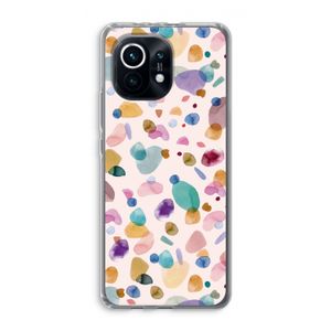 Terrazzo Memphis Pink: Xiaomi Mi 11 Transparant Hoesje