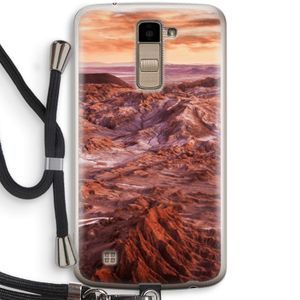 Mars: LG K10 (2016) Transparant Hoesje met koord