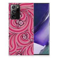 Samsung Galaxy Note20 Ultra Hoesje maken Swirl Pink - thumbnail