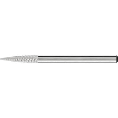 PFERD TOOLS 21222673 Freesstift Hardmetaal Spitsboog Lengte 43 mm Afmeting, Ø 3 mm Werklengte 13 mm Schachtdiameter 3 mm 1 stuks