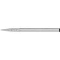 PFERD TOOLS 21222673 Freesstift Hardmetaal Spitsboog Lengte 43 mm Afmeting, Ø 3 mm Werklengte 13 mm Schachtdiameter 3 mm 1 stuks