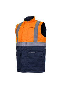 Sioen 1666 Bravone Vlamvertragende en antistatische signalisatie bodywarmer