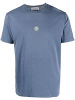 Stone Island t-shirt à logo imprimé - Bleu