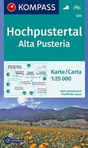 Wandelkaart 635 Hochpustertal - Alta Pusteria | Kompass