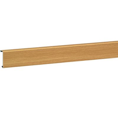 Kabelgoot Plint Kanaal met deksel 20 x 80 mm Eiken 2 meter