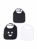 Emporio Armani Kids lot de bavoirs à logo imprimé - Blanc