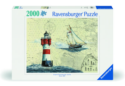 Ravensburger puzzel Romantic Lighthouse 2000 stukjes