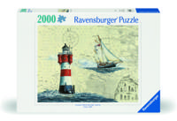 Ravensburger puzzel Romantic Lighthouse 2000 stukjes
