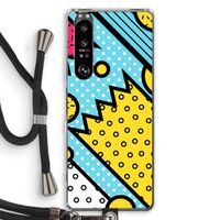 Pop Art #1: Sony Xperia 1 III Transparant Hoesje met koord
