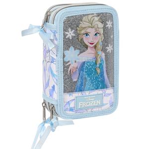 Disney Frozen Gevuld Etui, Memories - 36 stuks - 19,5 x 12,5 x 5,5 cm- Polyester