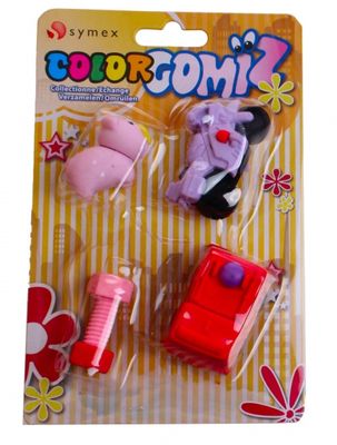 Symex gummen Color Gomiz 4 delig multicolor (#1)