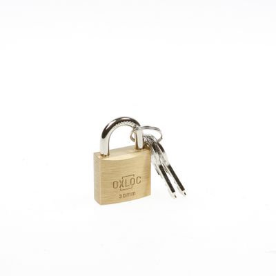 Hangslot messing 30mm kd30