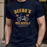 Bon&Bon Homme Men's Plus Size Slogan Graphic Tee | Black Slim Fit Navy Blue / 5XL