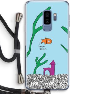 Aquarium: Samsung Galaxy S9 Plus Transparant Hoesje met koord
