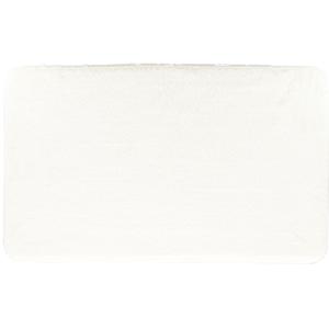 tendance Badmat Aquarius - microfiber - hoogpolig - wit - 45 x 75 cm - badkamer - antislip