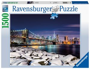 Ravensburger puzzel 1500 stukjes winter in New York