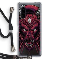 Hell Hound and Serpents: Sony Xperia 5 Transparant Hoesje met koord