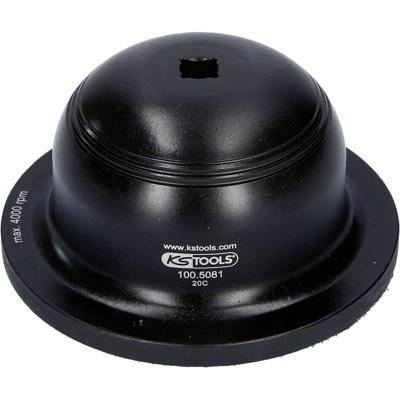 KS Tools 100.5081 Aluminium wielnaafschuurmachine zonder reinigingsschijf, 150 mm