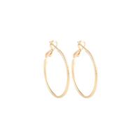 Go Dutch Label Bewerkte Creolen 3 cm Goud Go Dutch Label Bewerkte Creolen 3 cm Goud