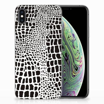Apple iPhone Xs Max | TPU Hoesje | Slangenprint