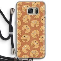 Croissant: Samsung Galaxy S7 Transparant Hoesje met koord