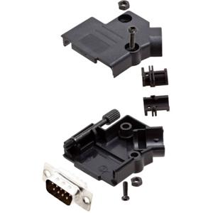 Amphenol L17D45PK-P-09+L717SDE09P D-sub male connectorset 45 ° Aantal polen: 9 Soldeerkelk 1 stuk(s)