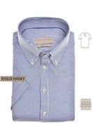 John Miller Slim Fit Polo shirt Korte mouw donkerblauw - thumbnail