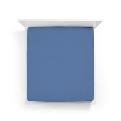 Bella Donna Bella Donna Jersey La Piccola Duo 2 Splittopperhoeslaken 140x190-200 cm zeeblauw-0208