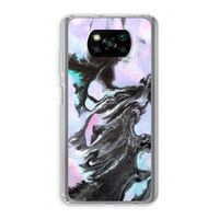 Pastel zwart: Xiaomi Poco X3 NFC Transparant Hoesje Pastel zwart: Xiaomi Poco X3 NFC Transparant Hoesje