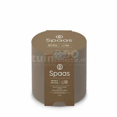 Spaas Glow Geurkaars 2-Wick Mindful Morning