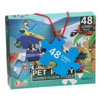 Vloerpuzzel XL Huisdieren Feest, 48st. (90x60cm) Vloerpuzzel XL Huisdieren Feest, 48st. (90x60cm)
