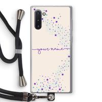 Sterren: Samsung Galaxy Note 10 Transparant Hoesje met koord