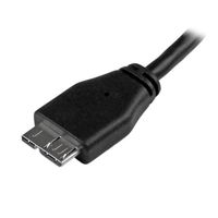 StarTech.com Dunne micro USB 3.0-kabel 15 cm - thumbnail