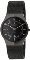 Skagen horlogeband 233XLTBR Staal Zwart - thumbnail